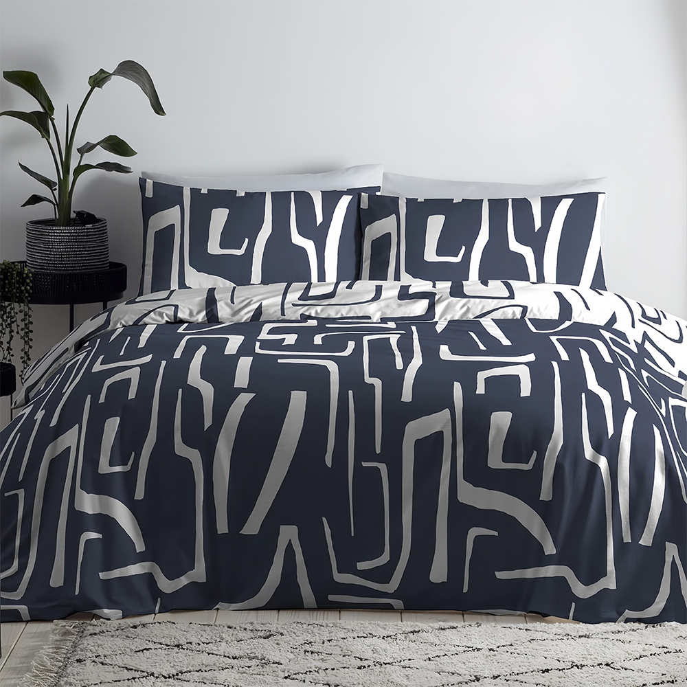 Adria – housse de couette à imprimé géométrique, ensemble de literie